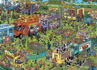 Jan van Haasteren - Food Truck Festival - 1500 Teile Puzzle