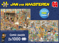Jan van Haasteren - Ein Ausflug ins Museum  2x1000 Teile Puzzle
