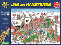 Jan van Haasteren Das Dorf des Weihnachtsmanns 1000 Teile Puzzle