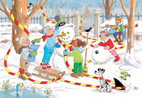 Jan van Haasteren Junior 10 Der Schneemann 150 Teile Puzzle