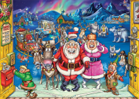 Wasgij Christmas 17 - Elf Inspection! - 2x 1000 Teile Puzzle