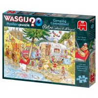 Wasgij Mystery Retro 6 Camping Chaos 1000 Teile Puzzle