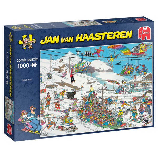 Jan van Haasteren Hals und Beinbruch 1000 Teile Puzzle
