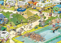 Jan van Haasteren Camping Chaos 1000 Teile Puzzle