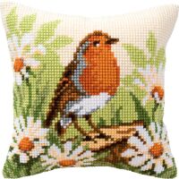 Vervaco PN-0008480 Kreuzstichkissen Motiv Vogel