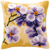 Vervaco PN-0008488 Kreuzstichkissen Orchideen