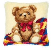 Vervaco PN-0014124 Knüpfkissenpackung Teddy Bär