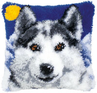 Vervaco PN-0014127 Knüpfkissenpackung Husky