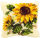 Vervaco PN-0014168 Knüpfkissenpackung Sonnenblumen