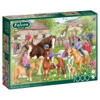 Falcon Riding School 1000 Teile Puzzle