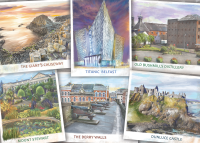 Falcon de luxe Visit Northern Ireland 1000 Teile Puzzle
