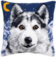 Vervaco PN-0008677 Stickkissen Motiv Husky