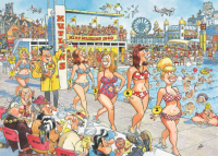Wasgij Destiny 9 Super Models! 950 Teile Puzzle