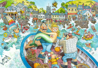 Wasgij Original 16 Fang des Tages! 1000 Teile Puzzle