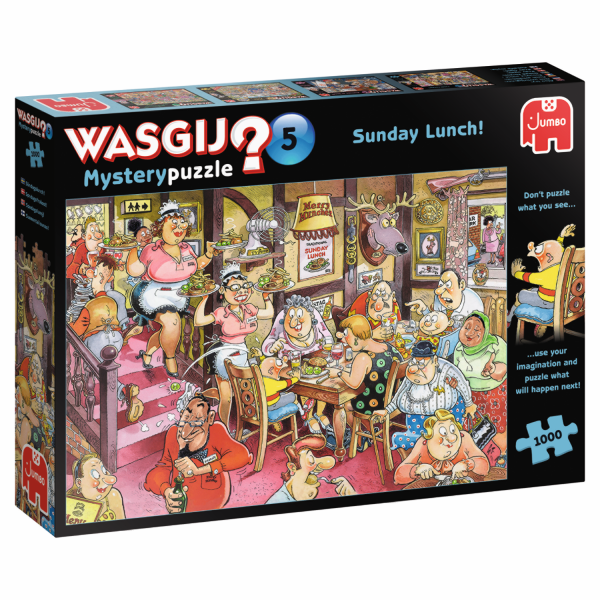 Wasgij Mystery 5 Sonntagsessen! 1000 Teile Puzzle