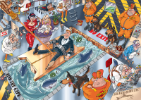 Wasgij Mystery 13 A Purrrfect Escape! 1000 Teile Puzzle
