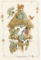 Lanarte PN-0007962 Vogelhaus Kreuzstichpackung