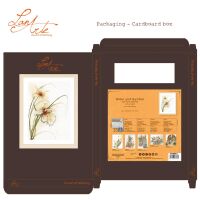 Lanarte PN-0008014 Zwei Orchideen Kreuzstichpackung