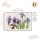 Lanarte PN-0008027 Blaue Blumen Irisses Kreuzstichpackung