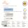 Lanarte PN-0008027 Blaue Blumen Irisses Kreuzstichpackung