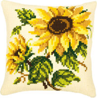 Vervaco PN-0008532 Kreuzstichkissen Sonnenblumen
