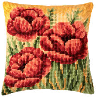Vervaco PN-0008761 Kreuzstichkissenpackung Blumen