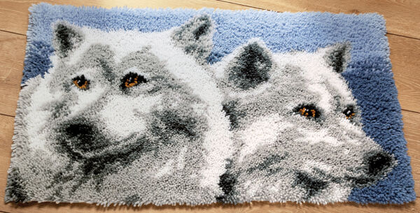 Vervaco PN-0014303 Knüpfteppichpackung Wölfe