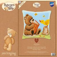 Vervaco PN-0145225 Kreuzstichkissenpackung Popcorn liest
