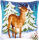 Vervaco PN-0146918 Kreuzstichkissen Hirsch im Winter