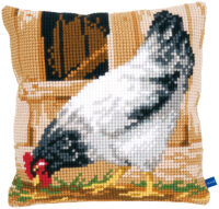 Vervaco PN-0148109 Kreuzstichkissen Huhn