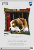 Vervaco PN-0148118 Kreuzstichkissen Schlafender Hund im...