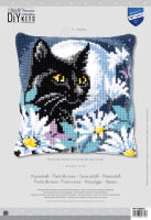 Vervaco PN-0148218 Kreuzstichkissen Katze in der Nacht