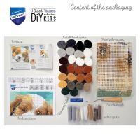 Vervaco, Knüpfkissenpackung kleiner Hund