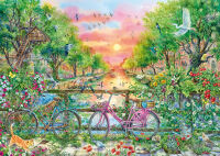Ravensburger Verträumte Fahrräder in Amsterdam 1000 Teile Puzzle