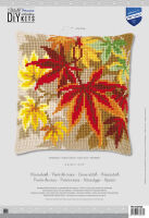 Vervaco PN-0157754 Kreuzstichkissen Herbstblätter