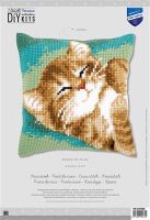 Vervaco PN-0157982 Kreuzstichkissen Katze