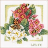 Lanarte PN-0162302 Der Frühling Kreuzstichpackung