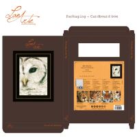 Lanarte PN-0163781 Eule Kreuzstichpackung