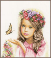 Lanarte PN-0164072 Mädchen mit Schmetterling...