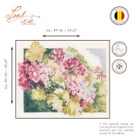 Lanarte PN-0164073 Geranien Kreuzstichpackung