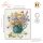 Lanarte PN-0164074 Blumen in Vase Kreuzstichpackung