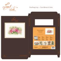 Lanarte PN-0170933 Pfingstrosen Kreuzstichpackung