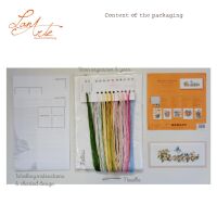 Lanarte PN-0173176 Blaumeise und Blüten Kreuzstichpackung