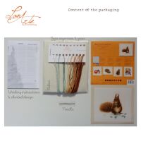 Lanarte PN-0175673 Eichhörnchen Kreuzstichpackung