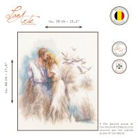 Lanarte PN-0180471 Verliebtes Paar Kreuzstichpackung
