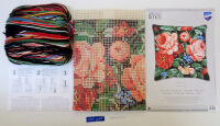 Vervaco PN-0182791 Kreuzstichkissenpackung Rosen