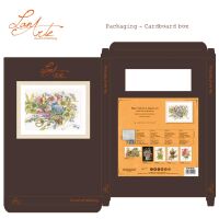 Lanarte PN-0186136 Treffen um Helleborus Kreuzstichpackung