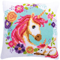 Vervaco Kreuzstichkissen Unicorn