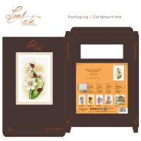 Lanarte PN-0190657 Kreuzstichpackung Marienkäferparade