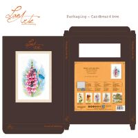 Lanarte PN-0194379 Kreuzstichpackung Libelle